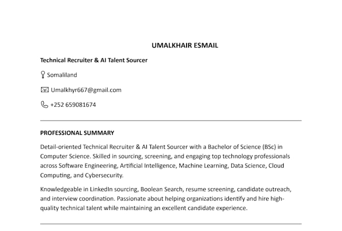 be your expert ai talent source and technical recruiter